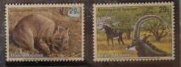 UN New York 1993 Wildtiere Mi 644/47** Nur Die Säuger 2v Von 4v Im Angebot - Ongebruikt