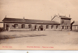 Chaulnes Animée Place De La Gare - Chaulnes