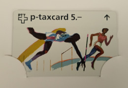 TELECARTE PHONECARD SUISSE -  Série Sport - TELECOM PTT - P-taxcard - 5 CHF - NEUVE - Schweiz