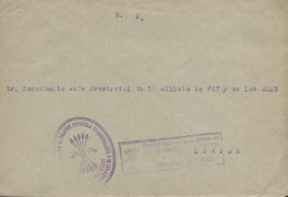 Carta Circulada De Torredonjimeno (Jaén) A Barcelona, El 12/11/37. Marca "139 Brigada Mixta / 33 División  - Republicans Censor Marks