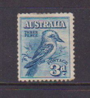 AUSTRALIA    1928    National  Stamp  Exhibition    3d  Blue   Rough On Reverse Hence Price    USED - Gebruikt