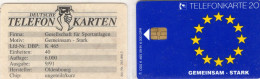 Sport-Anlagen TK K 465/1991 O 20€ 6.000 Exempl. EUROPA Gemeinsam Stark Gesundheit Beratung TC Stars Phonecard Of Germany - K-Series : Customers Sets