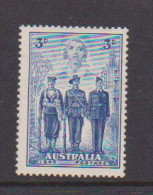 AUSTRALIA    1940    Australian  Forces    3d  Blue    Heavy Hinge Hence Price    MH - Mint Stamps