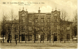 Bruxelles Saint-Gilles. Vue De L'Athénée De Gilles (place Morichar) - Education, Schools And Universities