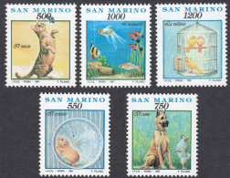 SAN MARINO - 1991 - Serie Completa Nuova MNH, Formata Da 5 Valori: Yvert 1273/1277. - Nager