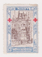 Vignette Militaire Delandre - Croix Rouge - Rouen Tombeau Des Ducs De Breze - Croce Rossa