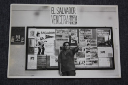 El Salvador Vencera! - 1970s- Old Photo Postcard / Newspaper - El Salvador