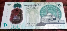Egypt 2023 , 20 Pounds Polymer Note , Sign H Abdallh, Prefix T3, ,C - Egypte