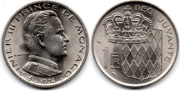MA 29193 / Monaco 1 Franc 1974 SPL - 1960-2001 Francos Nuevos