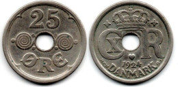 MA 29208 / Danemark - Denmark - Dänemark 25 Ore 1924 TB+ - Danemark