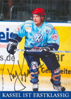 Autogramm Eishockey AK Ryan Kraft EC Kassel Huskies 08-09 NHL Bottineau San Jose Sharks Cleveland Lumberjacks Bottineau - Sport Invernali