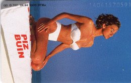 Sun Control TK O 707/1994 ** 25€ 4.500 Expl. Werbung Für PIZ BUIN Gegen Sonnenbrand Erotik-Model TC Womans Of Phonecard - Sport