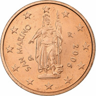 Saint Marin , 2 Euro Cent, 2006, Rome, BU, SPL+, Copper Clad Steel - San Marino