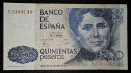 SPAIN- 500 PESETAS 1979. - [ 4] 1975-… : Juan Carlos I