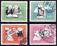 PORTUGAL - 1962 - Yv.904/7 / Mi.923/6 Xè Congrès International De Pédiatrie - Obl. TB / VFU - Used Stamps