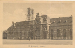 Belgique Saint Ghislain La Gare Circulée - Saint-Ghislain