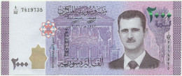Syria - 2000 Syrian Pounds - 2021 / AH 1442 - Pick 117.NEW - Unc. - Serie A/92 - 2.000 - Syrië