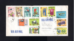 K596-KOREA-AIRMAIL COVER PUSAN To VILSBIBURG (germany) 1970 COREA.Enveloppe AERIEN - Corea (...-1945)