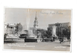 LONDRES - LONDON - ANGLETERRE -   The Fountains Trafalgar Square - GEO 5 - - Trafalgar Square