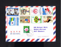 K683-KOREA-AIRMAIL COVER SEOUL To HAHNBACH (germany) 1986 COREA.Enveloppe AERIEN - Corea (...-1945)