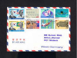 K693-KOREA-AIRMAIL COVER SEOUL To HAHNBACH (germany) 1984.COREA.Enveloppe AERIEN - Corea (...-1945)