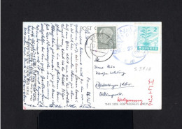 S3718-KOREA-OLD POSTCARD SEOUL To WERTING (germany) 1959.COREA.Carte Postale.POSTKARTE. - Korea (...-1945)