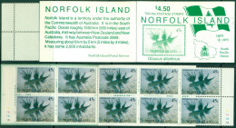 Norfolk Is 1993 $4.50 Booklet, 10x45c Nudibranch MUH - Norfolk Island