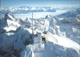 12004451 Saentis AR Fliegeraufnahme Bergstation Altmann St Galler Rheintal Sches - Andere & Zonder Classificatie