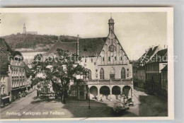 42808434 Amberg Oberpfalz Marktplatz Rathaus Amberg - Amberg