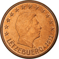 Luxembourg, Euro Cent, 2012, BU, SPL, Cuivre Plaqué Acier, KM:75 - Luxemburgo