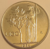 1984 - Italia 100 Lire    ------- - 100 Liras