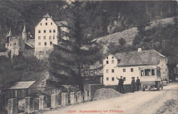 AK - (Tirol) NASSEREITH - Sigmundsburg Mit Schloß Und Gasthof Fernpass Und Saurer Autobus 1911 - Imst