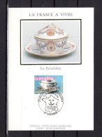 Carte Maximum En Soie De 2003 N° YT 3568 " LA FRANCE A VIVRE 2003 : LA PORCELAINE " En Parfait état. CM - Porcelana