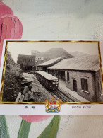 Hong Kong Stamp Postcard Emblem Tramway - Maximumkaarten