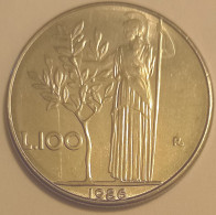 1986 - Italia 100 Lire    ------ - 100 Liras