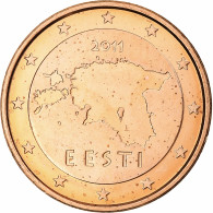 Estonie, 5 Euro Cent, 2011, Vantaa, BU, SPL+, Cuivre Plaqué Acier, KM:63 - Estonia