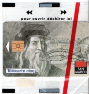 GN 80 SAN MARCO Léonard De Vinci Café Télécarte FRANCE 5 Unités NSB Phonecard  (F 439) - 5 Unità