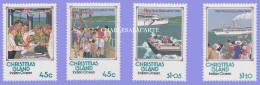 CHRISTMAS ISLAND 1992  WORLD WAR II  EVACUATION ANNIVERSARY  SG 342-345  U.M. - Christmas Island