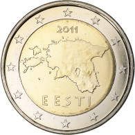 Estonie, 2 Euro, 2011, Vantaa, BU, SPL+, Bimétallique, KM:68 - Estonie