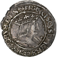 France, François Ier, 1/2 Teston, Before 1540, Lyon, 10th Type, Argent, TTB+ - 1515-1547 Franz I. Der Ritterkönig