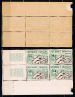 YVERT 964  Coin Daté 16.11.53 JO HELSINKI AVIRON  - SCAN RECTO-VERSO = SANSURPRISE - 1950-1959