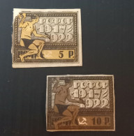 Russie 1922 The 5th Anniversary Of The October Revolution - Imperforated - Usati