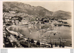 MONACO  Le Port Et La Condamine Vue Sur Monte Carlo - La Condamine