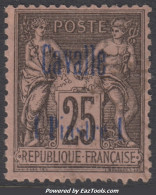 25c Sage Cavalle Oblitéré TB (Dallay N° 4, Cote 23€) - Oblitérés