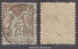 2Fr Sage Oblitéré TB (Y&T N° 105, Cote 55€) - 1898-1900 Sage (Type III)