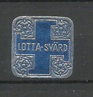 FINLAND FINNLAND WWII Lotta-movement Seal Stamp Advertising Poster Stamp Siegelmarke * - Erinnophilie