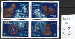 CANADA 1015 à 18 ** Côte 6 € - Unused Stamps