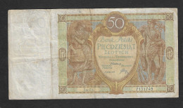 Polonia - Banconota Circolata Da 50 Zloty P-71a - 1929 #17 - Pologne