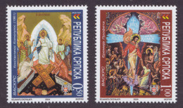 Bosnia Serbia 2004 Easter Ostern Pâques Celebrations Art Icons Religion Christianity, Set MNH - Ostern