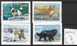 CANADA 1058 à 61 Oblitérés Côte 4 € - Used Stamps